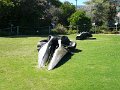 Whale skeleton at Mossel Bay